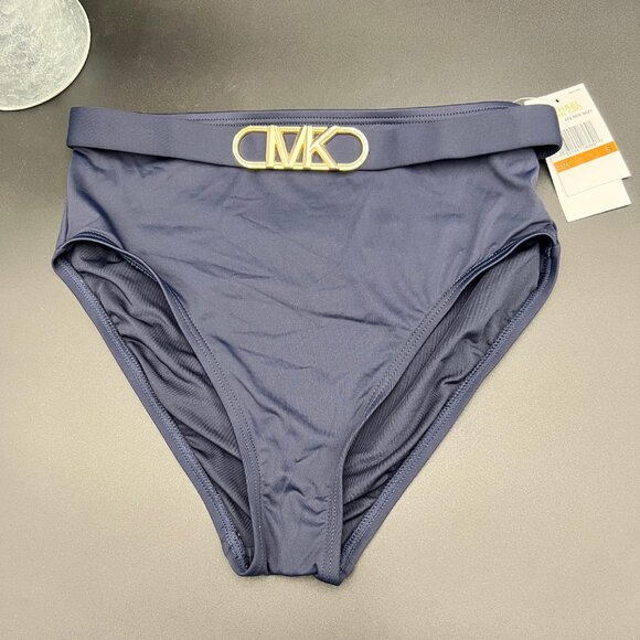 Michael Kors Hi Cut Bikini Bottom Size Small NWT - Picture 1 of 4